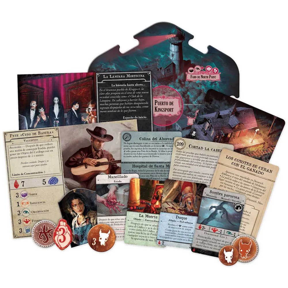 ASMODEE Arkham Horror Mareas Tenebrosas Board Game - Image 2