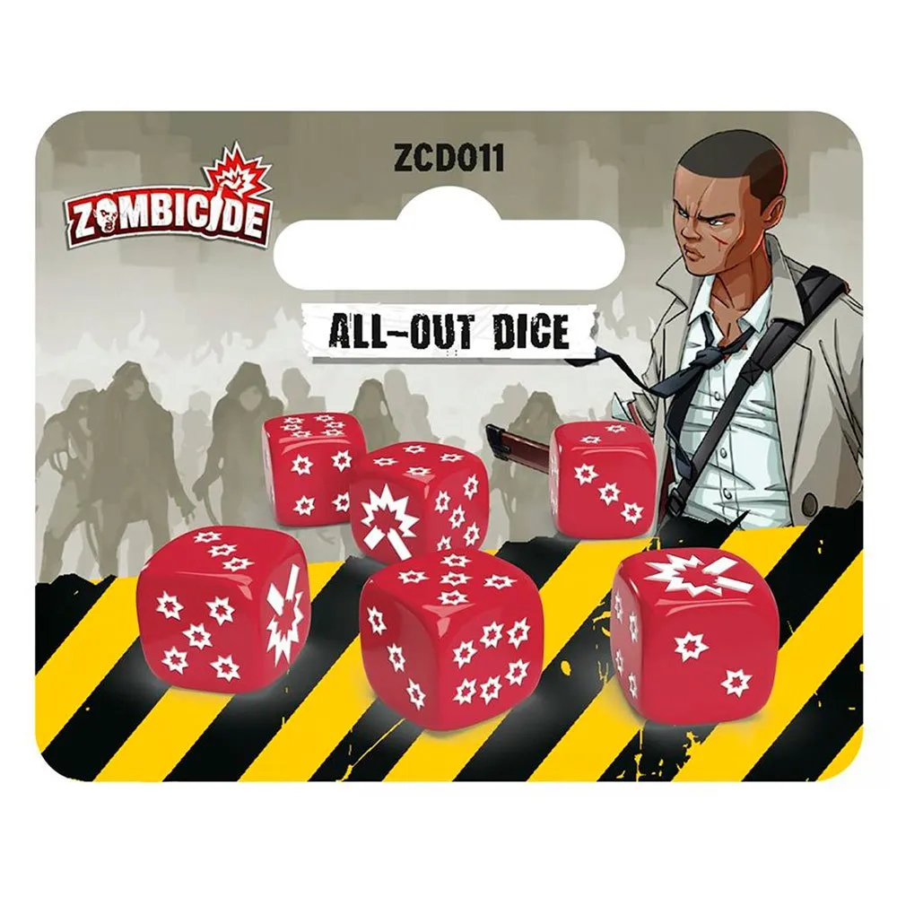 ASMODEE Zombicide 2nd Edition Dice Set Spanish