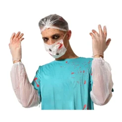 6 Pieces Bloody Doctor Costume