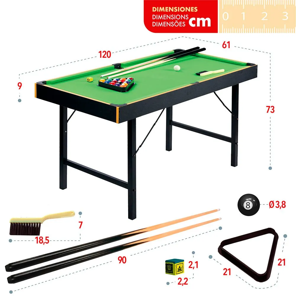 Billiard With Folding Metal Base - Image 5