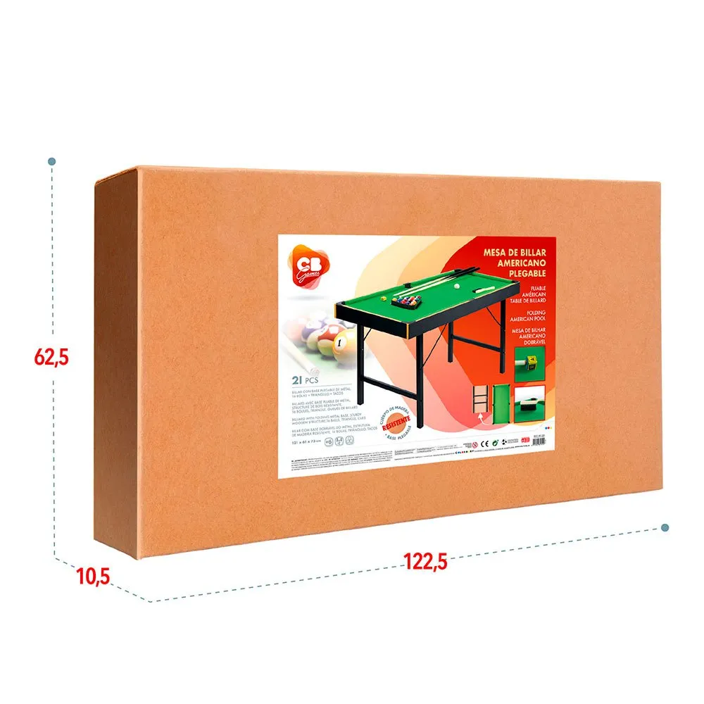 Billiard With Folding Metal Base - Image 7