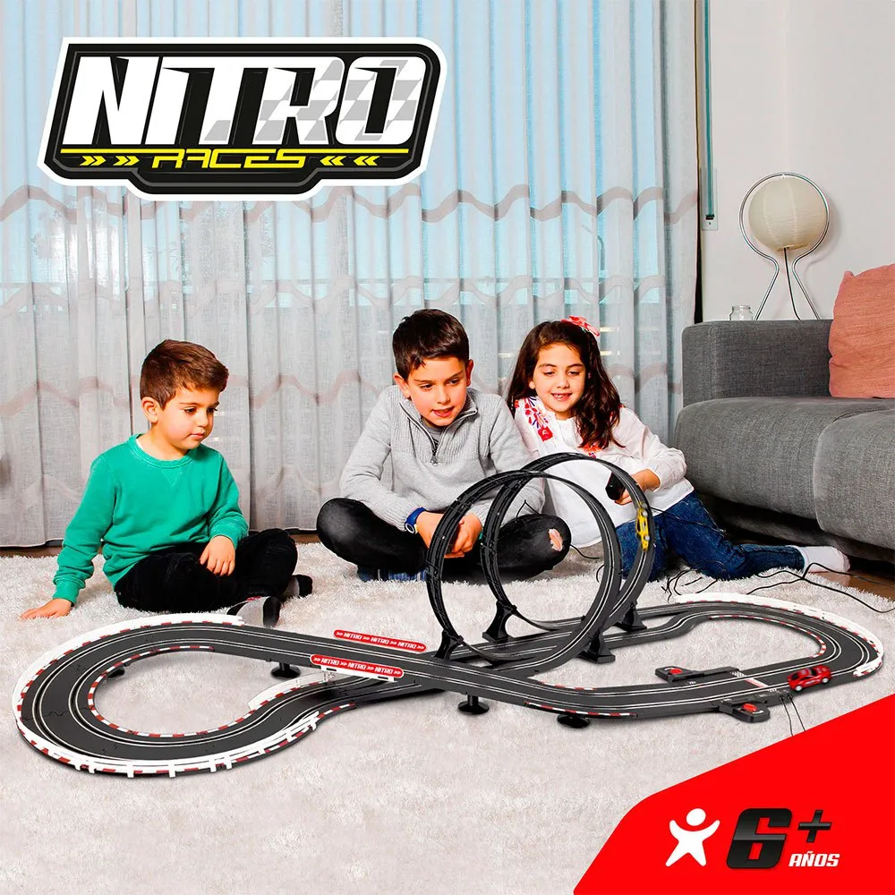 Nitro Races 1:43 Mega Lap Magnetic Race Track Remote Control - Image 5