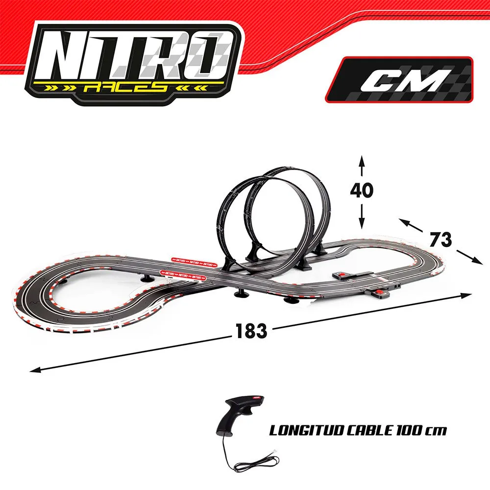 Nitro Races 1:43 Mega Lap Magnetic Race Track Remote Control - Image 7