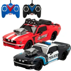 Speed & Go Radio Control Cars Police And Thief 1:16 Remote Control