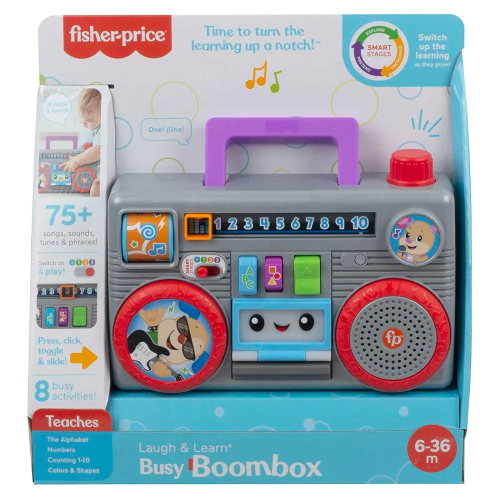Fisher Price Laugh & Learn Busy Boombox - Image 3