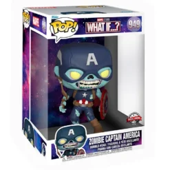 FUNKO POP Marvel What If Zombie Captain America Exclusive 25 Cm