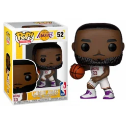 FUNKO POP NBA Lakers LeBron James White Uniform