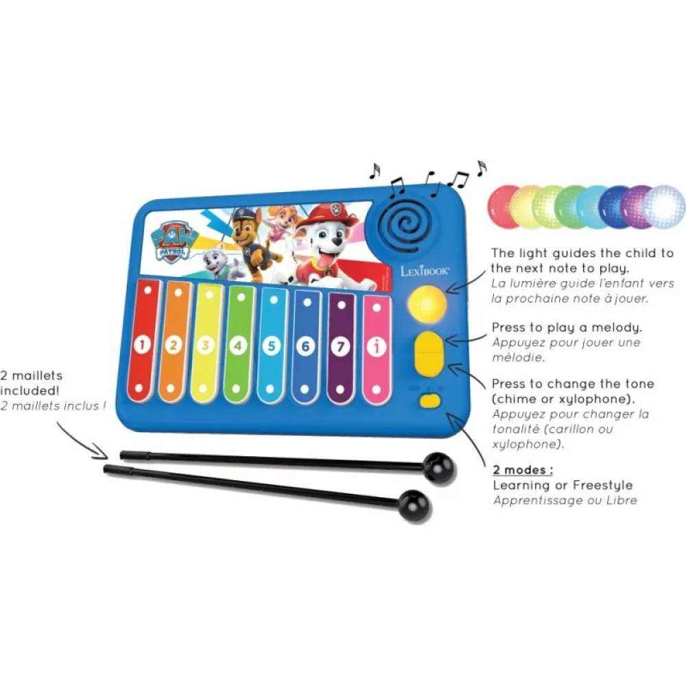 LEXIBOOK Paw Patrol Electronic Xylophone - Image 2