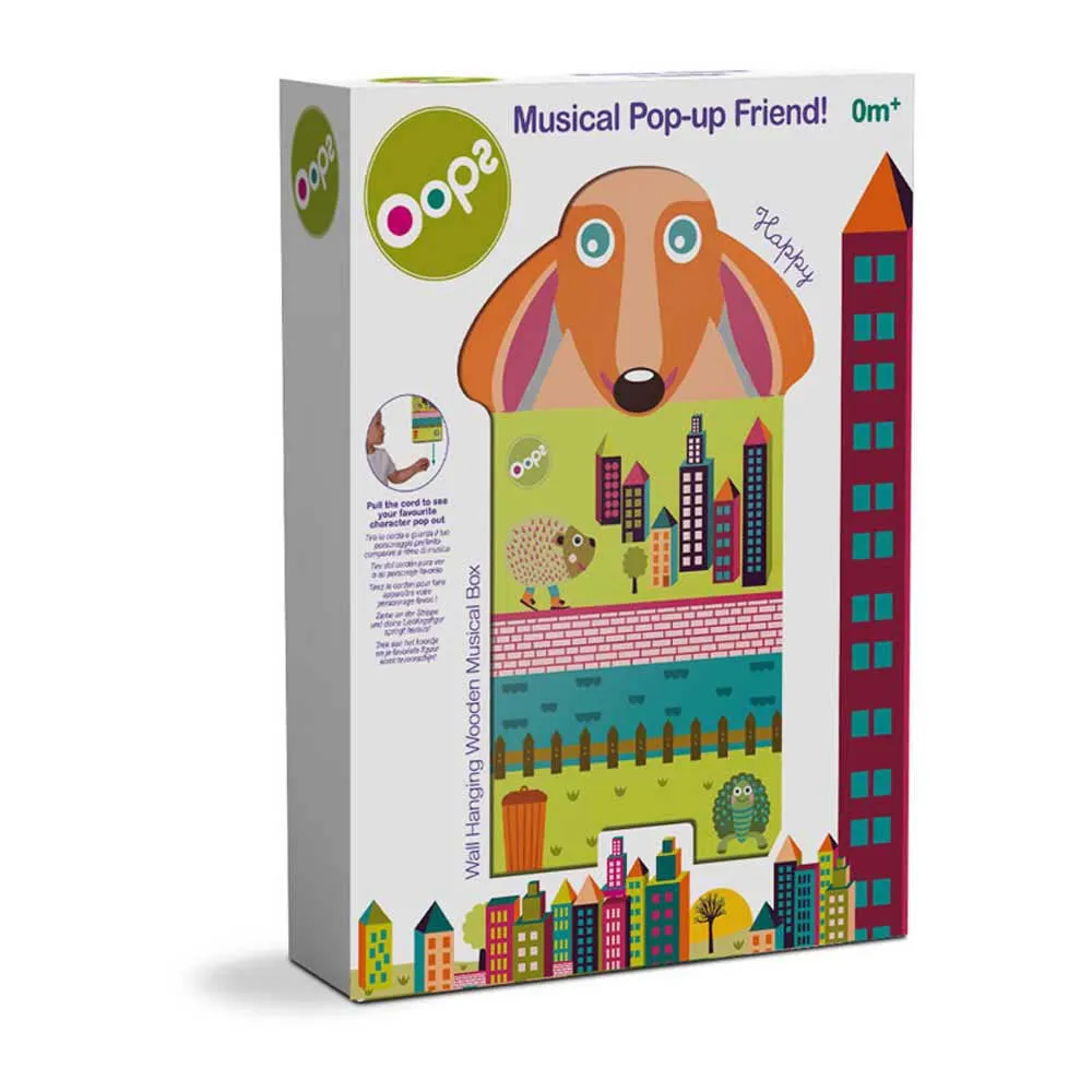 Wall Hanging Wooden Musical Box Dog - Image 2