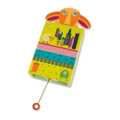 Wall Hanging Wooden Musical Box Dog