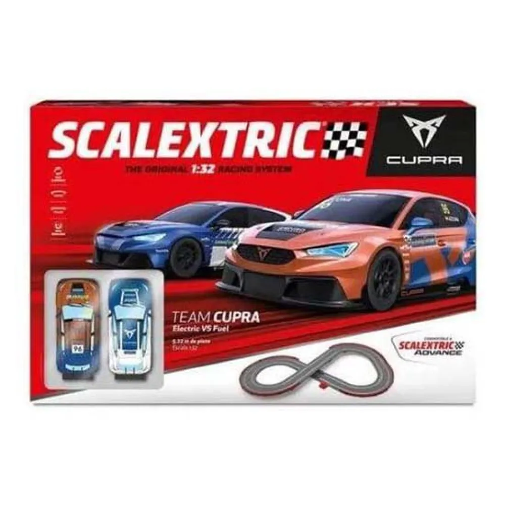 Scalextric Team Cupra Electric Vs Fuel Racing Circuit