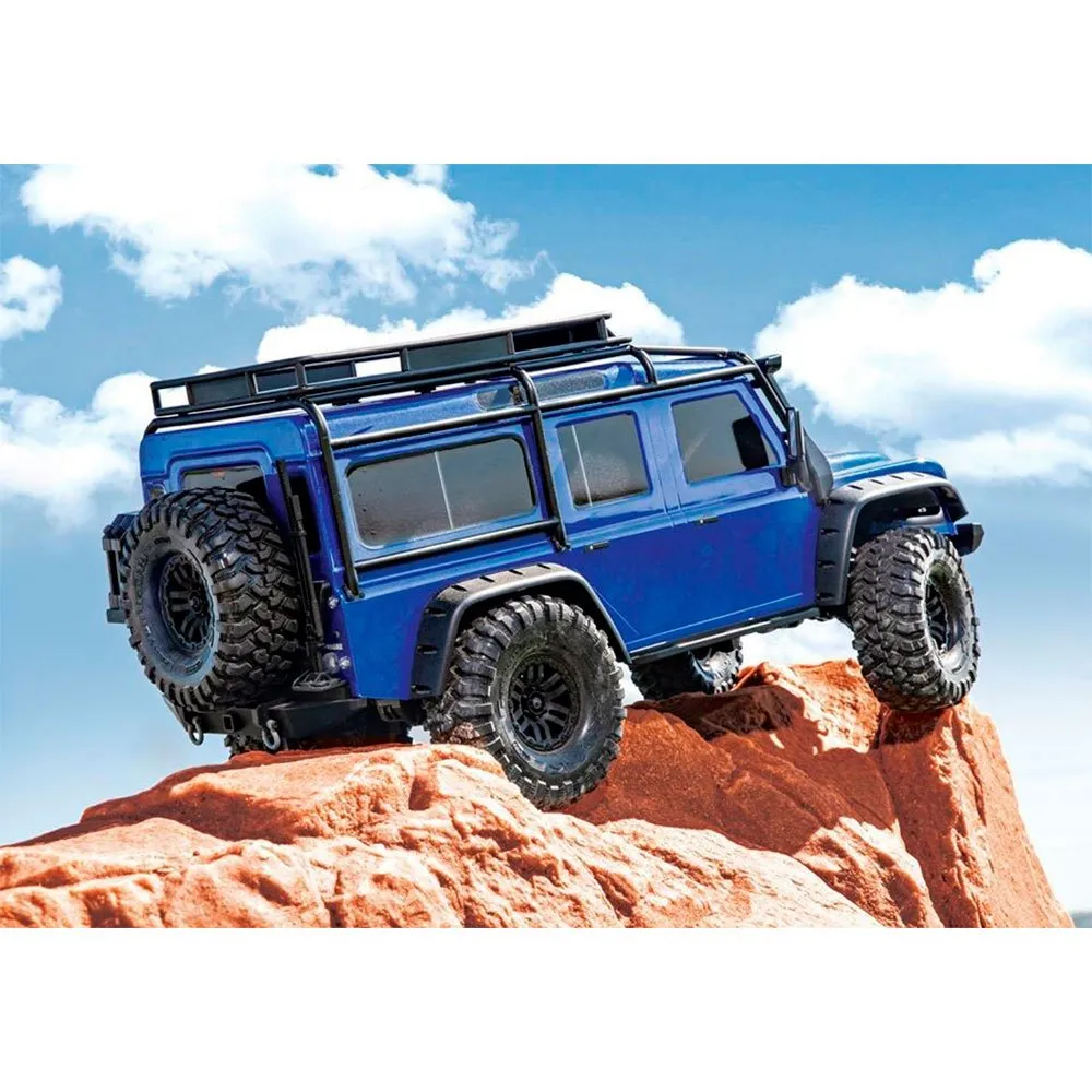 Traxxas TRX-4 1/10 Scale Trail Rock Crawler Defender Remote Control Car - Image 11
