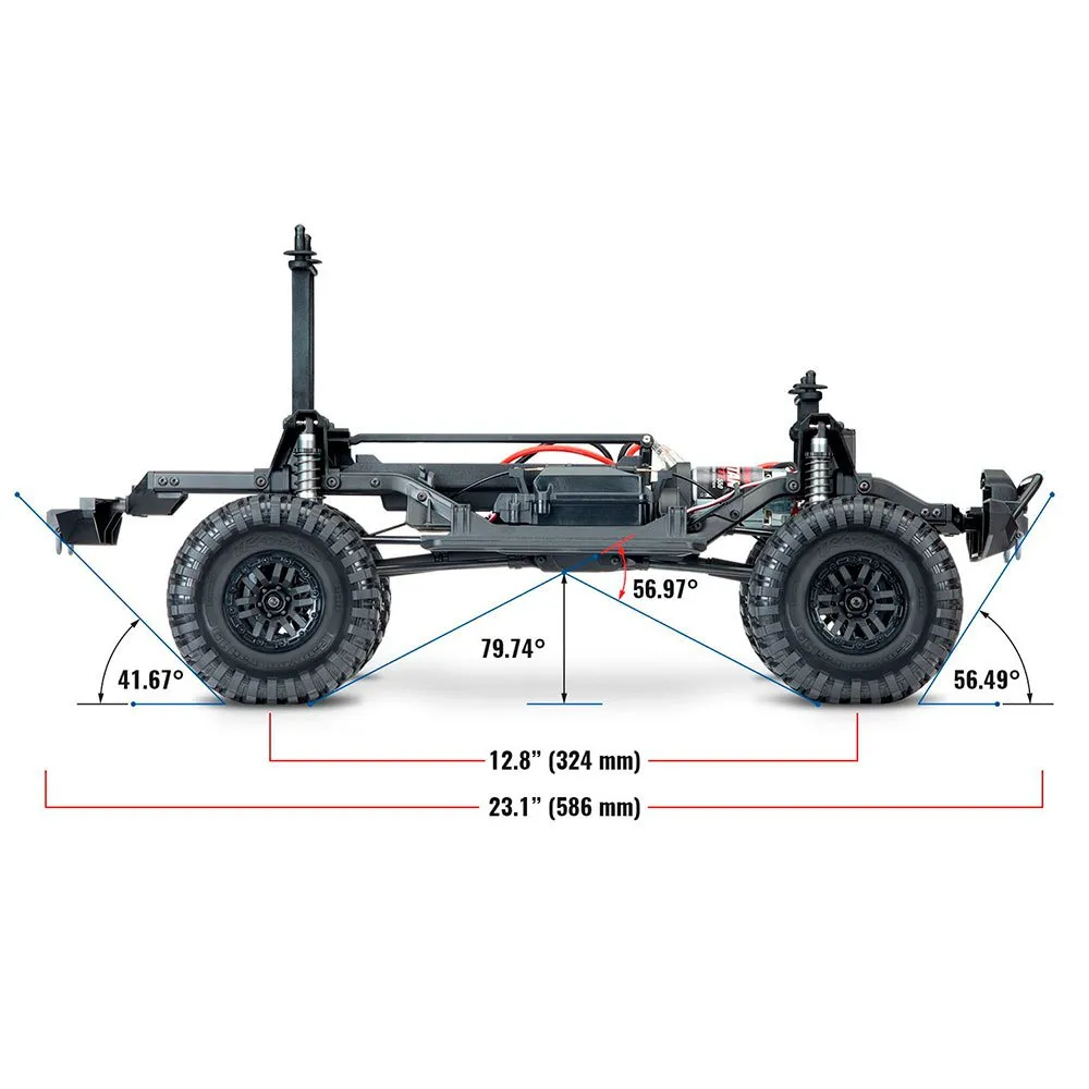 Traxxas TRX-4 1/10 Scale Trail Rock Crawler Defender Remote Control Car - Image 5