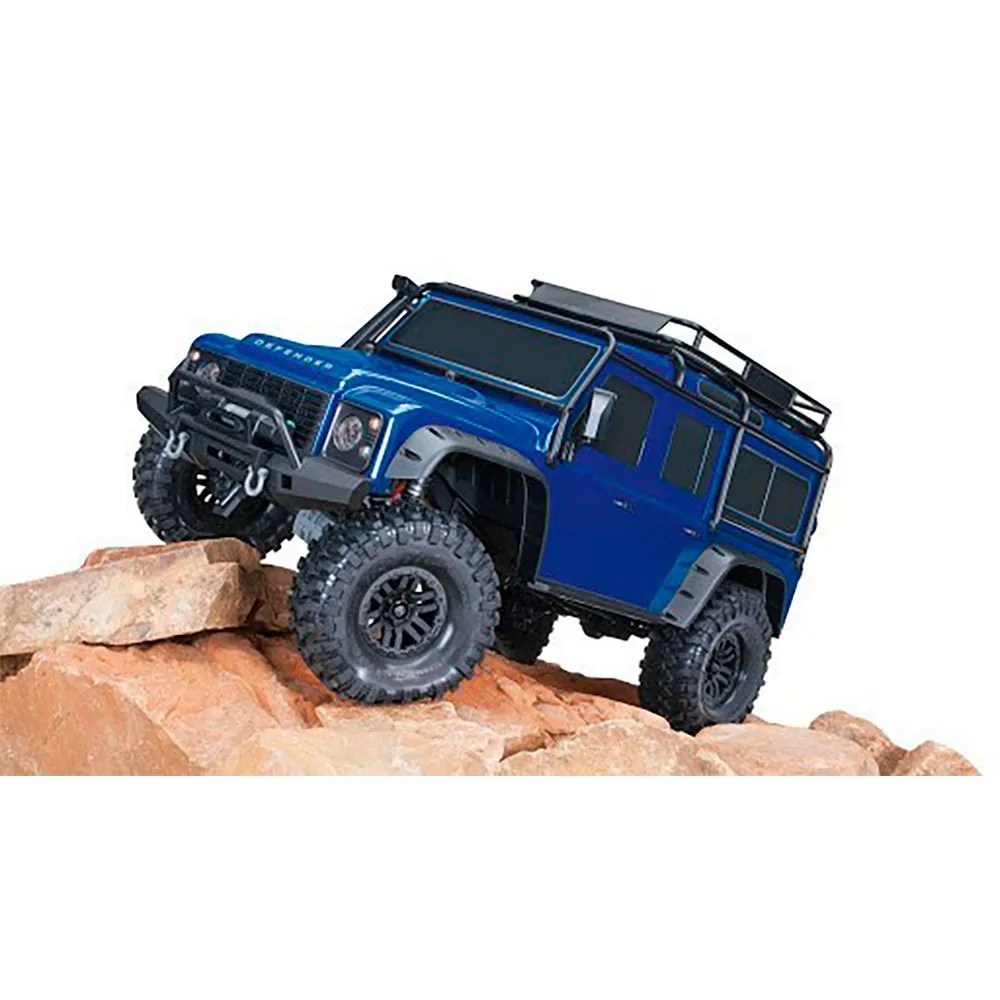 Traxxas TRX-4 1/10 Scale Trail Rock Crawler Defender Remote Control Car - Image 7