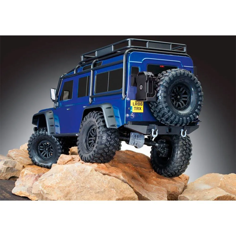 Traxxas TRX-4 1/10 Scale Trail Rock Crawler Defender Remote Control Car - Image 9