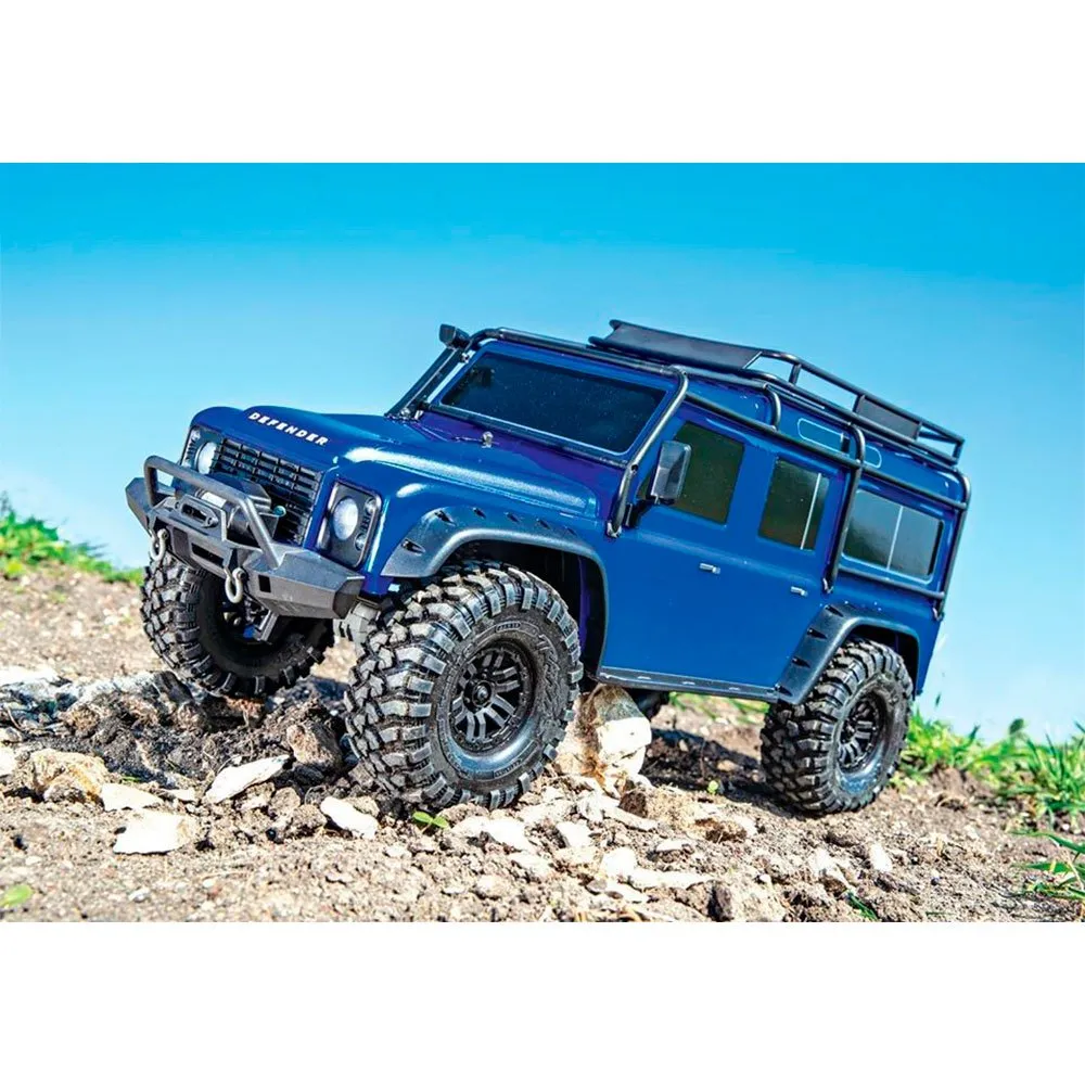 Traxxas TRX-4 1/10 Scale Trail Rock Crawler Defender Remote Control Car - Image 10