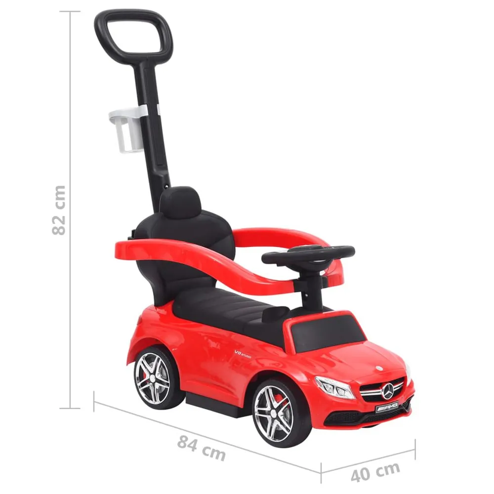VIDAXL Mercedes-Benz C63 Push Walk Car - Image 3
