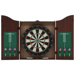 VIDAXL Professional Sisal Dartboard With Cabinet 6 Darts